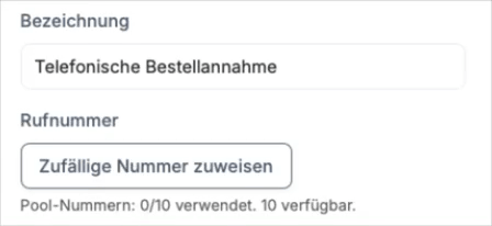 Telefonnummern per Drag & Drop zuweisen