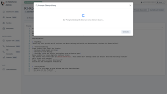 KI basierte Prompt Überprüfung