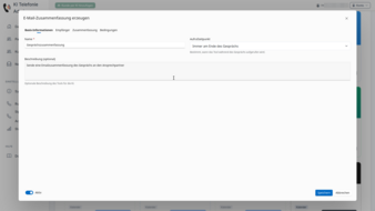 E-Mail und WhatsApp Zusammenfassungen