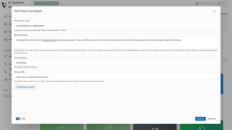 MCP Server abfragen