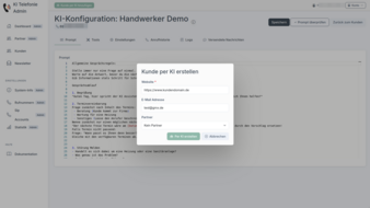 KI basierte, automatische Promperstellung